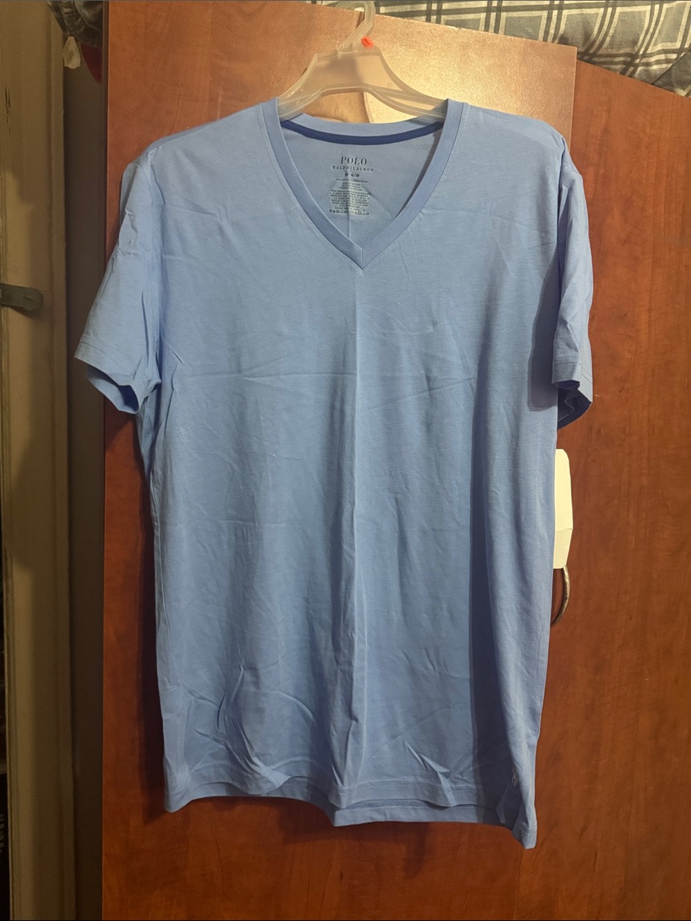 Polo by Ralph Lauren Light Blue V-Neck Tee